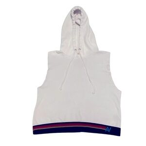 Aviator Nation ~ Hoodie Vest White